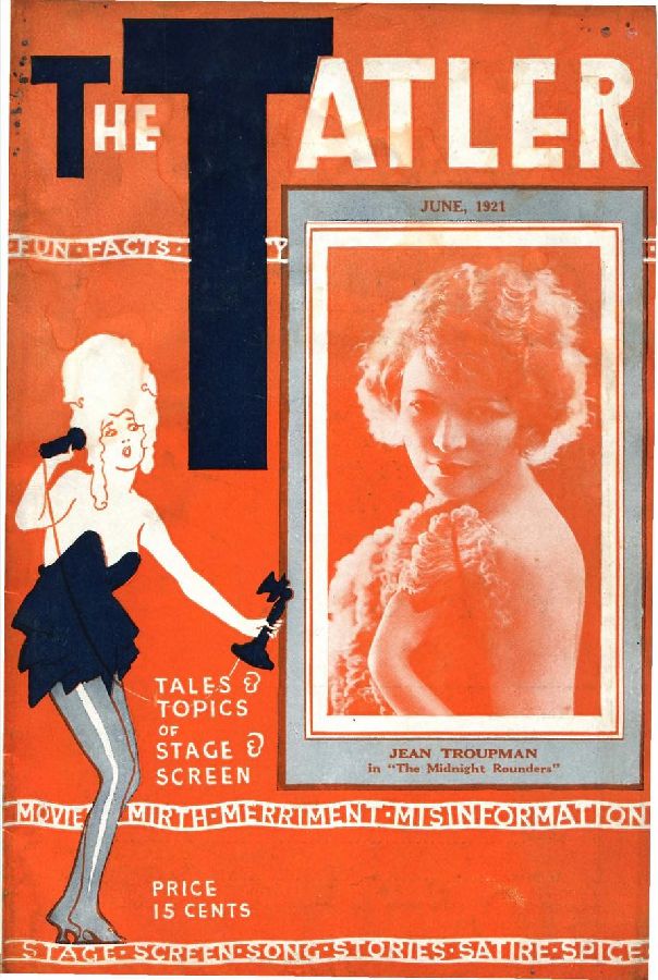 TATLER | THE magazine side cover  Vol 3 # 5 June 1921