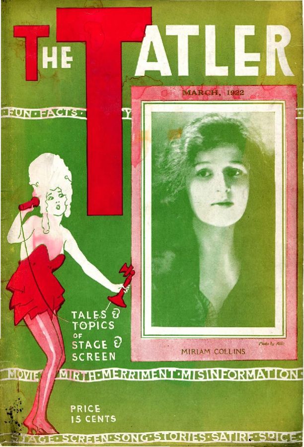 TATLER | THE magazine side cover  Vol 4 # 2 March 1922