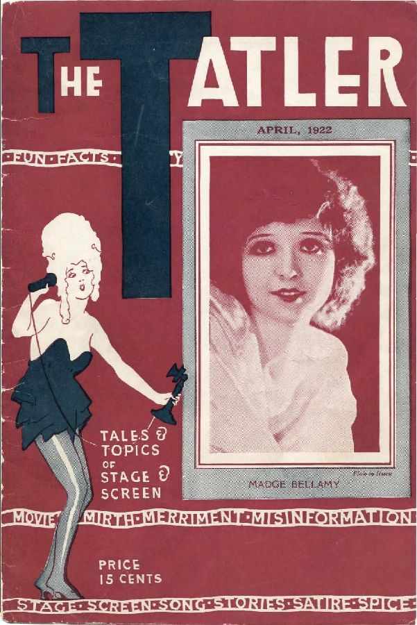 TATLER | THE magazine side cover  Vol 4 # 3 April 1922