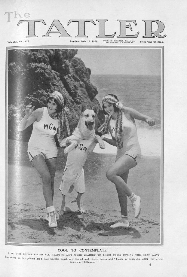 TATLER magazine side cover  Vol 109 No  1412 28 July 1928