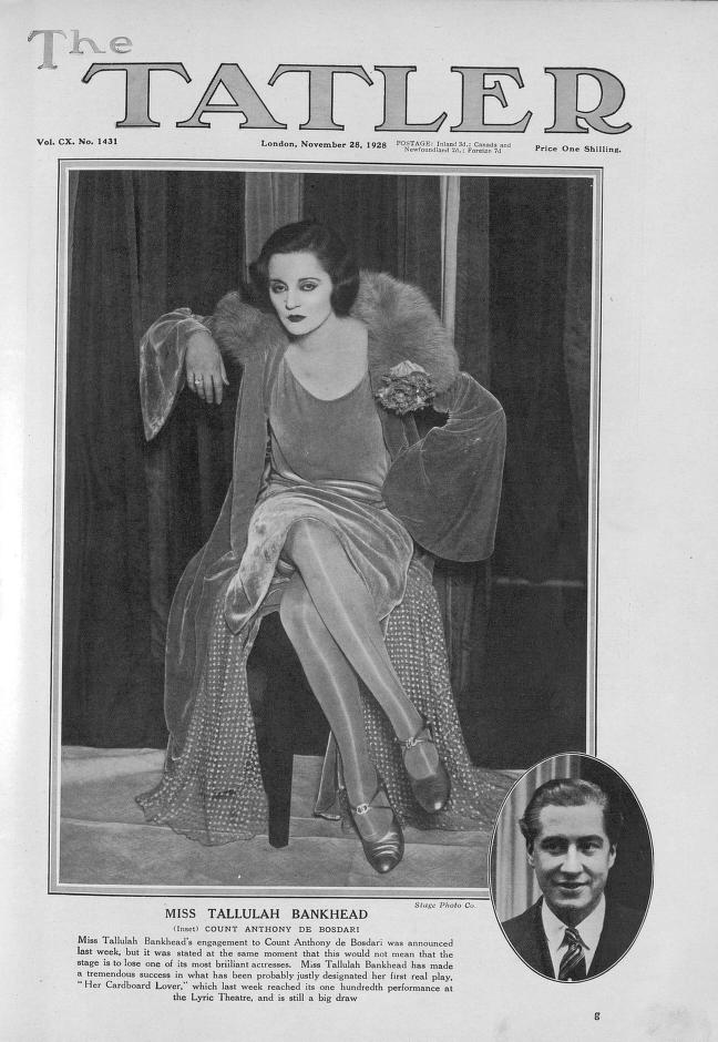 TATLER magazine side cover  Vol 110 No  1431 28 November 1928