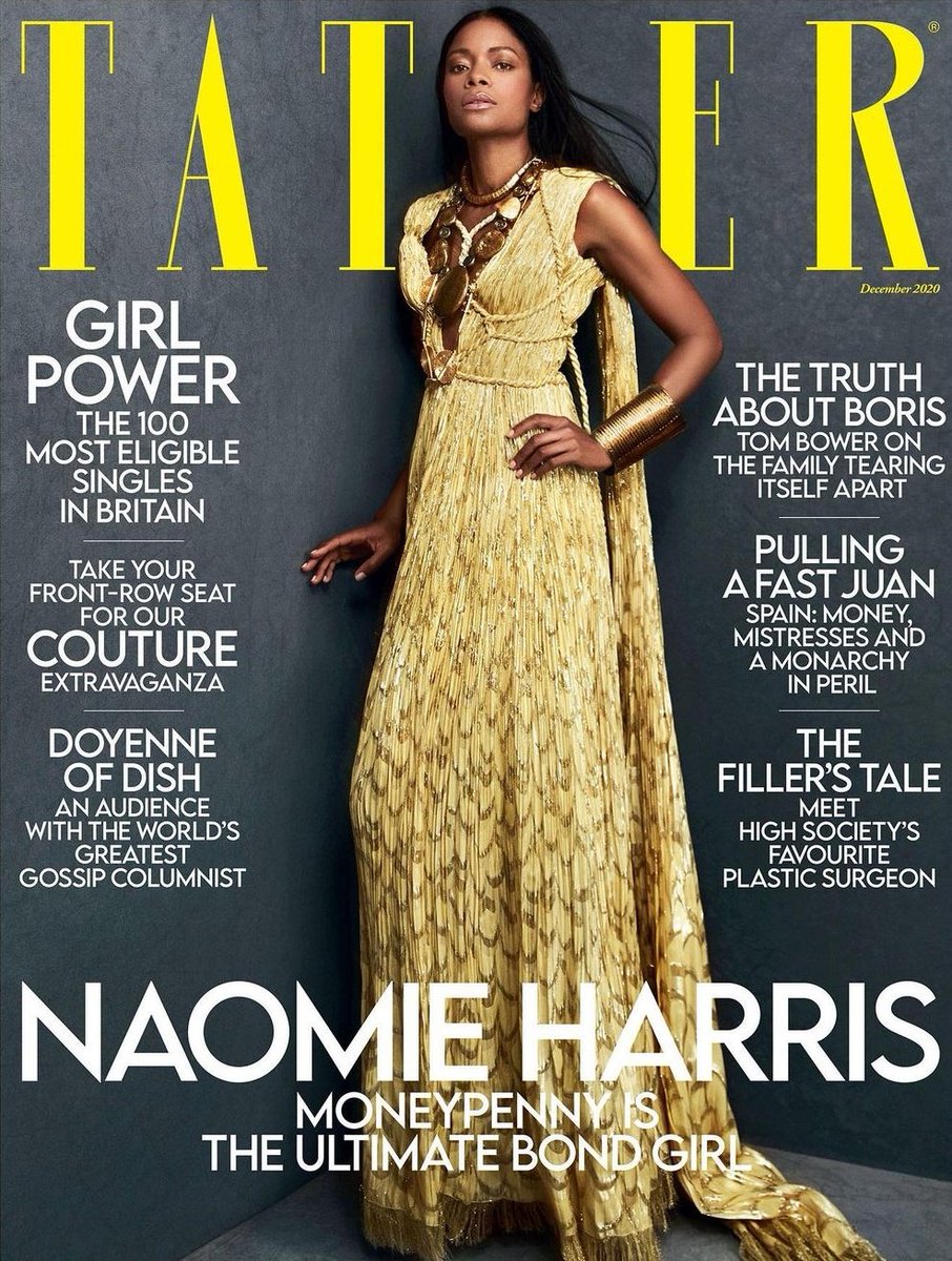 TATLER | THE magazine side cover  December 2020