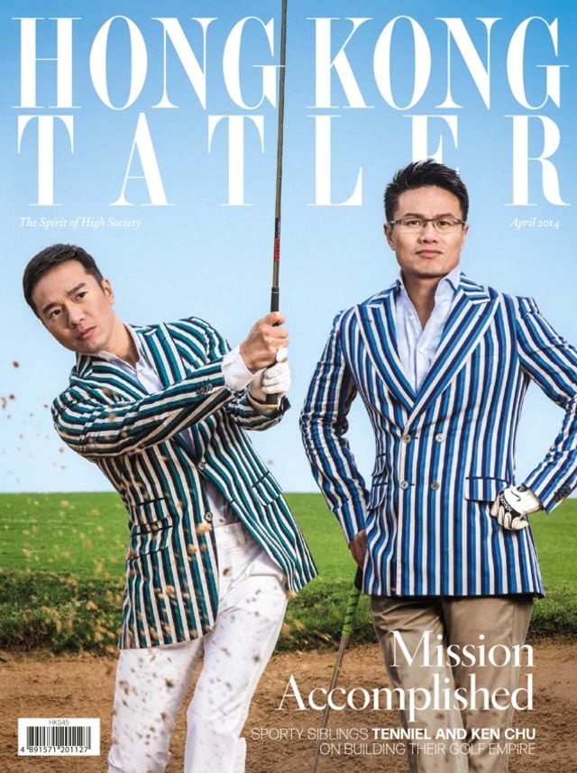 TATLER HONG KONG magazine side cover  April 2014