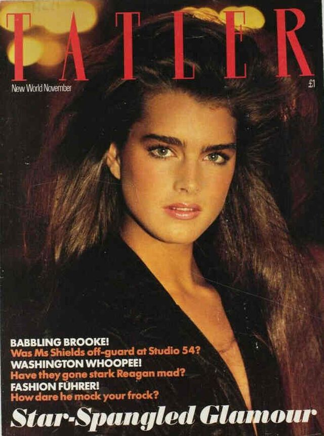 TATLER UK magazine side cover  November 1981
