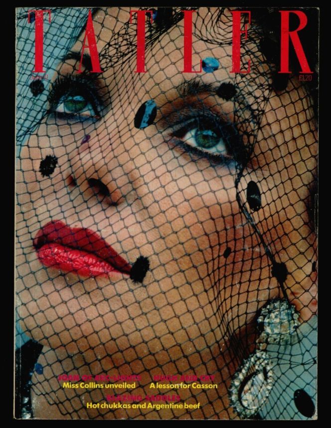 TATLER UK magazine side cover  June 1983