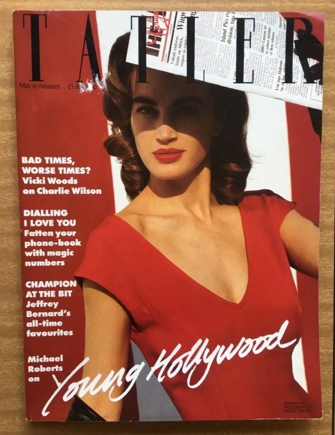 TATLER UK magazine side cover  May 1987