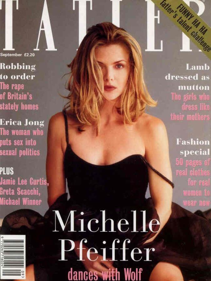TATLER UK magazine side cover  September 1994