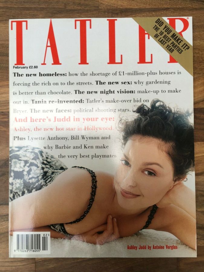 TATLER UK magazine side cover  February 1997