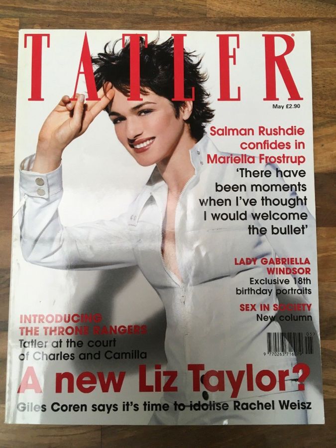 TATLER UK magazine side cover  May 1999