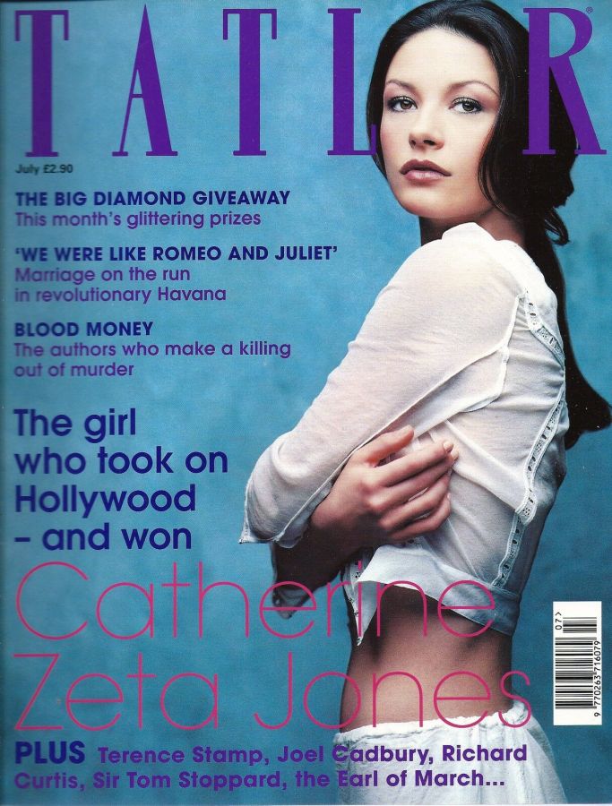 TATLER UK magazine side cover  July 1999
