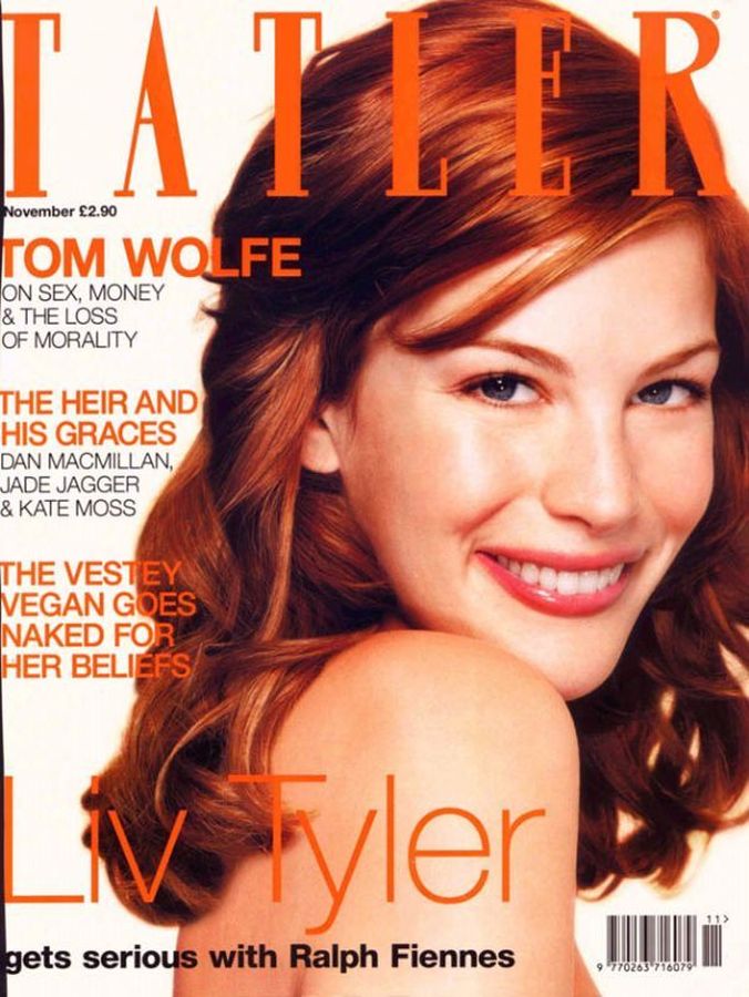 TATLER UK magazine side cover  November 1999
