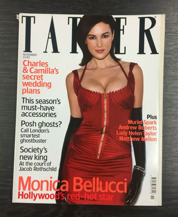 TATLER UK magazine side cover  November 2003