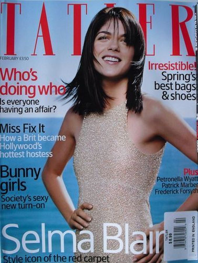 TATLER UK magazine side cover  February 2005