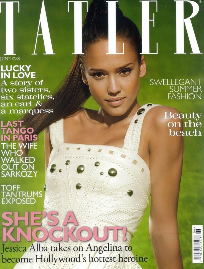 TATLER UK magazine side cover  June 2005