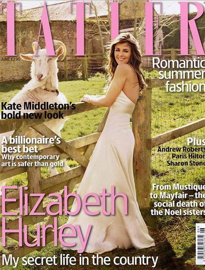 TATLER UK magazine side cover  June 2009