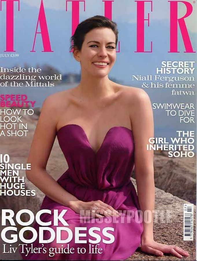 TATLER UK magazine side cover  July 2010