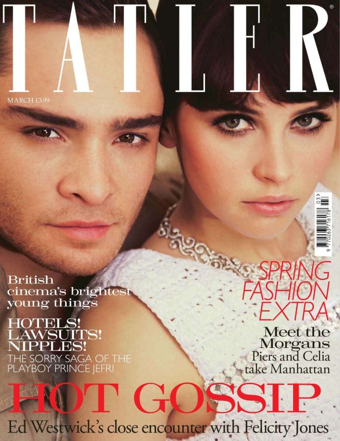 TATLER UK magazine side cover  March 2011