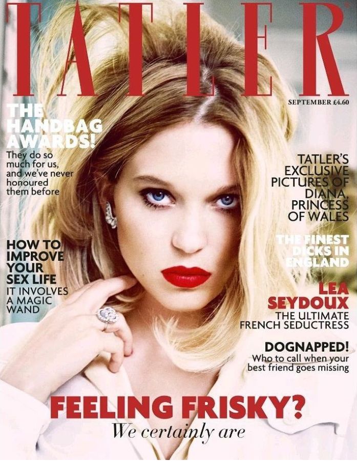 TATLER UK magazine side cover  September 2017