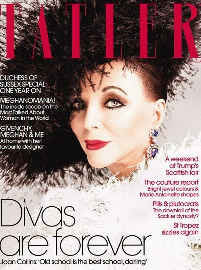 TATLER UK magazine side cover  May 2019