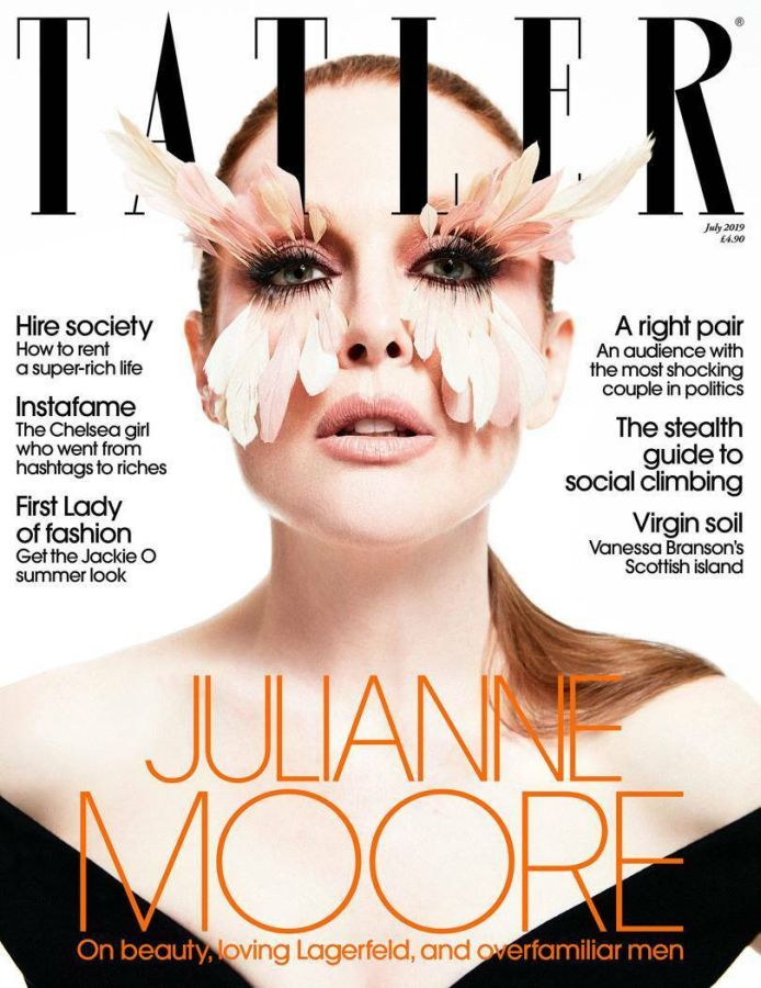 TATLER UK magazine side cover  July 2019