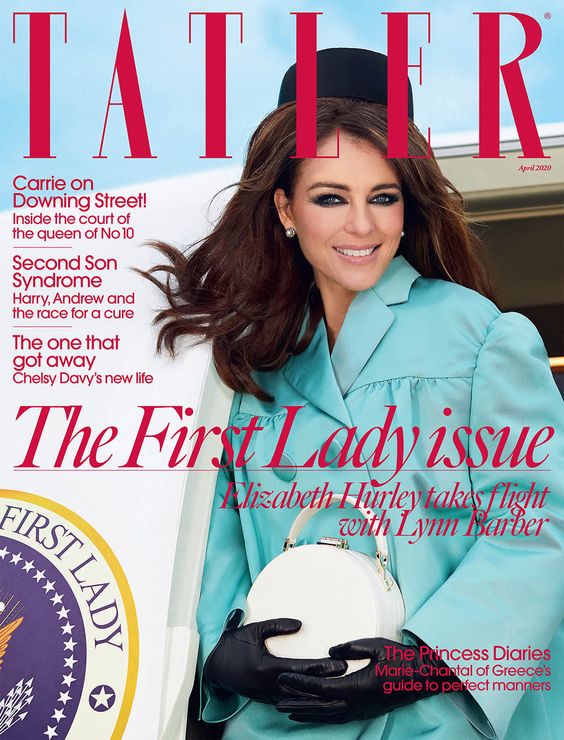 TATLER UK magazine side cover  April 2020
