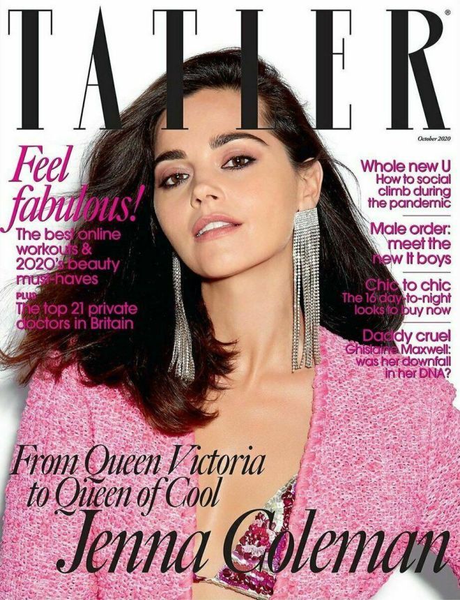 TATLER UK magazine side cover  October 2020