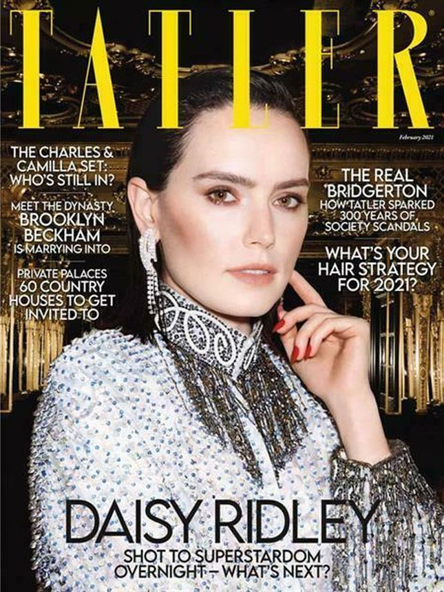 TATLER UK magazine side cover  February 2021