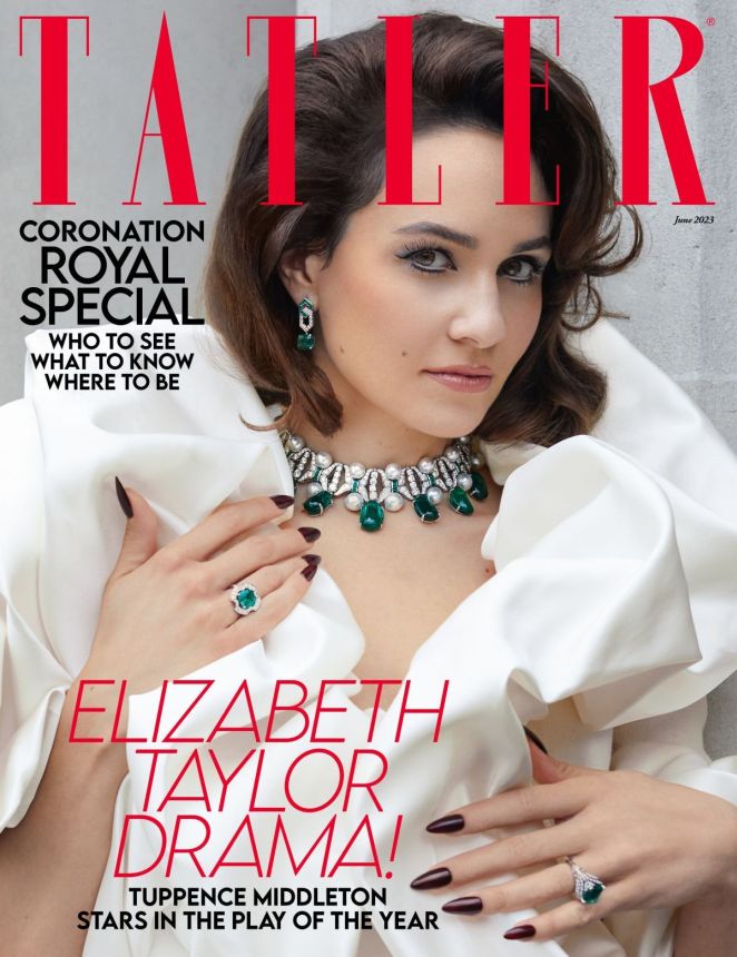 TATLER UK magazine side cover  June 2023