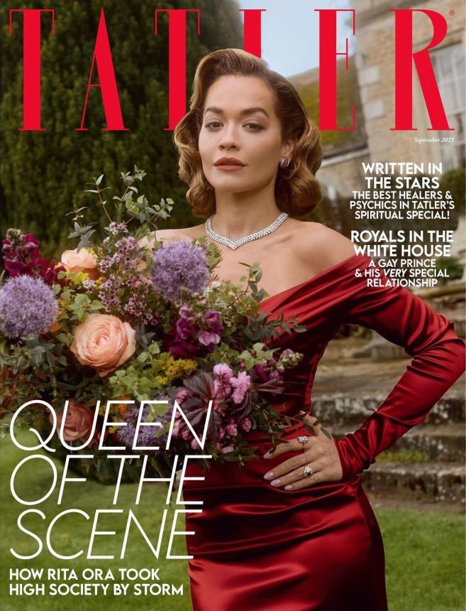 TATLER UK magazine side cover  September 2023