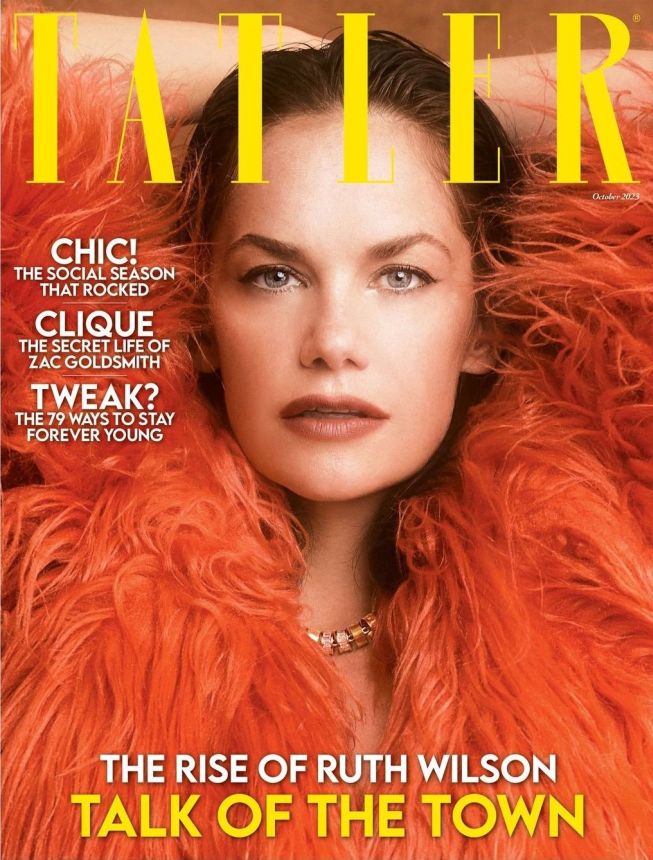 TATLER UK magazine side cover  October 2023