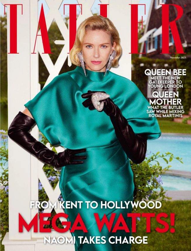 TATLER UK magazine side cover  November 2023