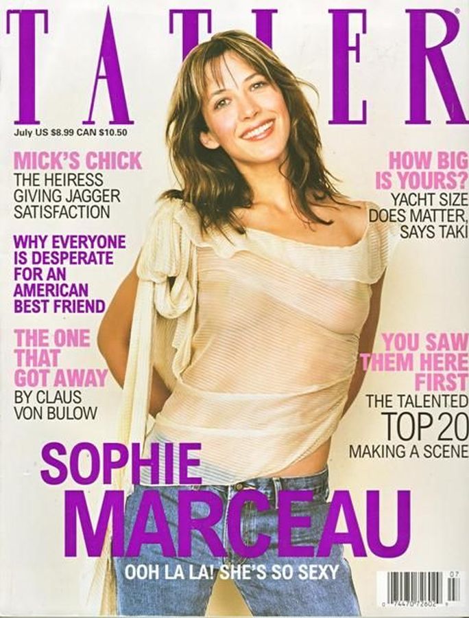 TATLER | THE magazine side cover  July 2001