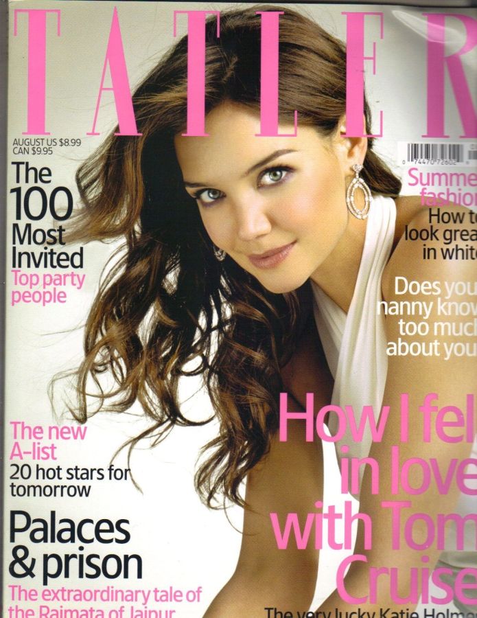 TATLER | THE magazine side cover  August 2005