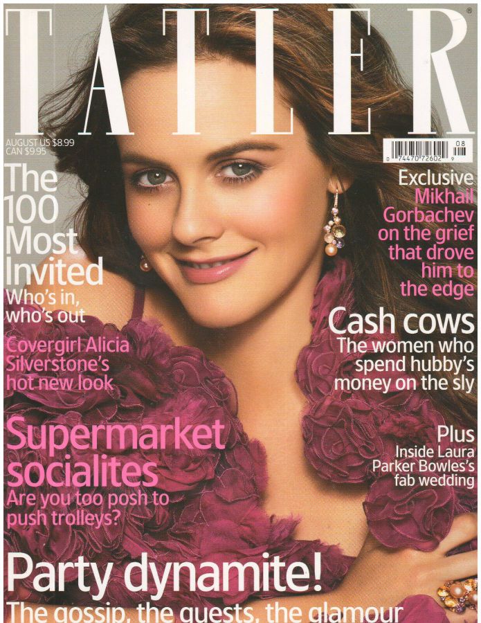 TATLER | THE magazine side cover  August 2006