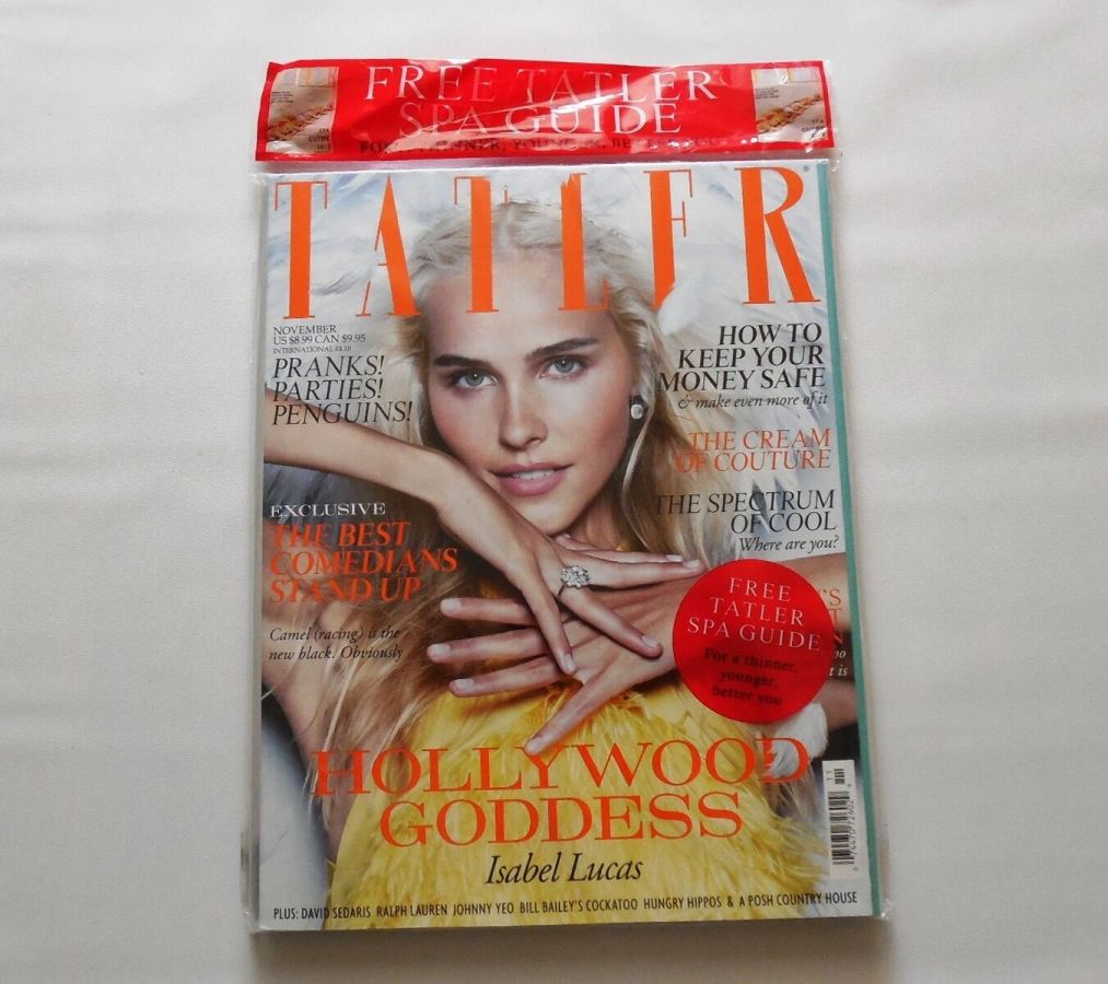 TATLER | THE magazine side cover  November 2011