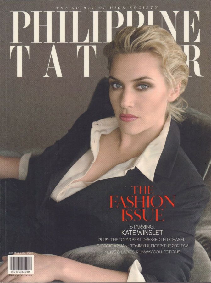 TATLER PHILIPPINES magazine side cover  October 2012