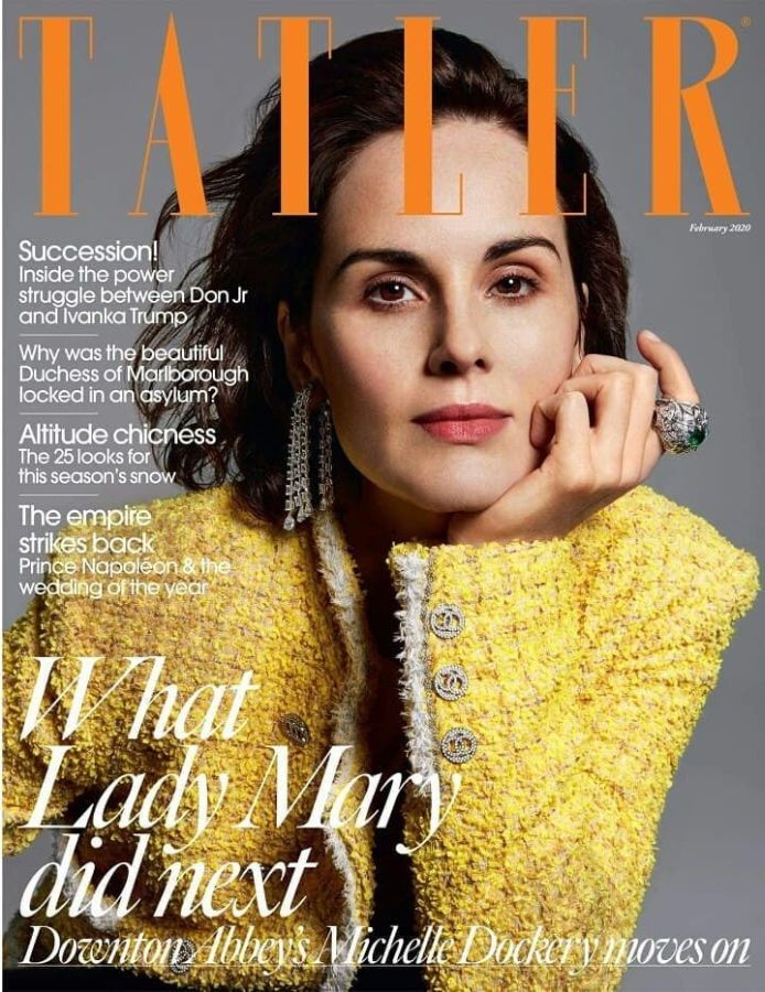 TATLER UK magazine side cover  February 2020