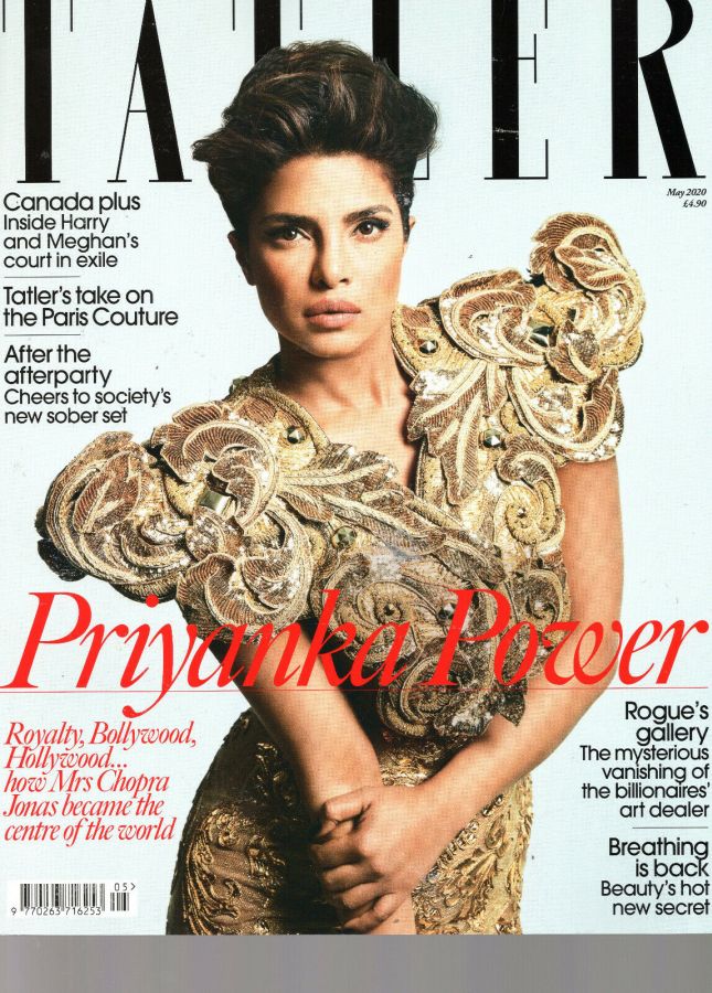 TATLER UK magazine side cover  May 2020
