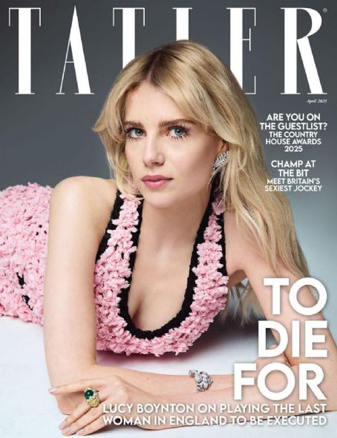 TATLER UK magazine side cover  April 2025