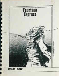 TAUNTAUN EXPRESS magazine side cover Issue 1  1983
