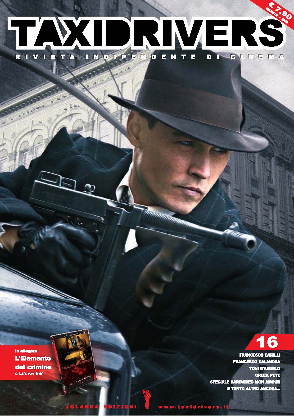 TAXIDRIVERS magazine side cover Issue 16 January 2010