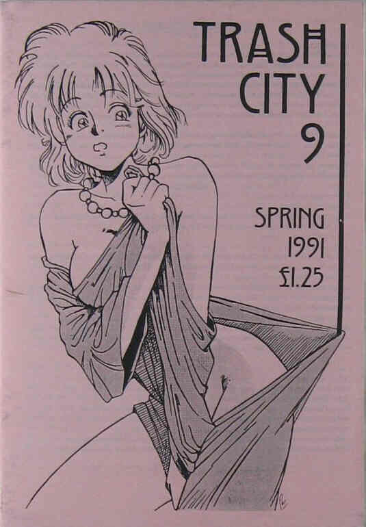 TRASH CITY magazine side cover Issue 9 Spring 1991