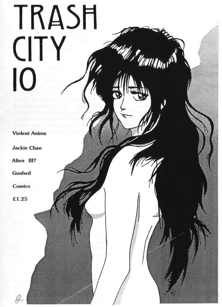 TRASH CITY magazine side cover Issue 10 Summer 1991