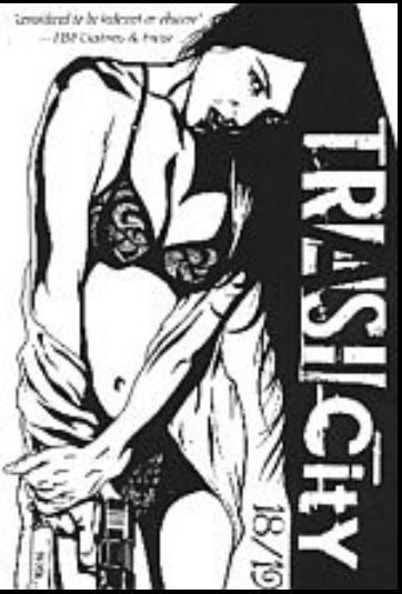 TRASH CITY magazine side cover Issue 18/19  