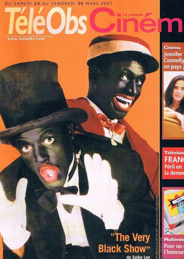 TELE CINE OBS magazine side cover Issue 1898 24 March 2001