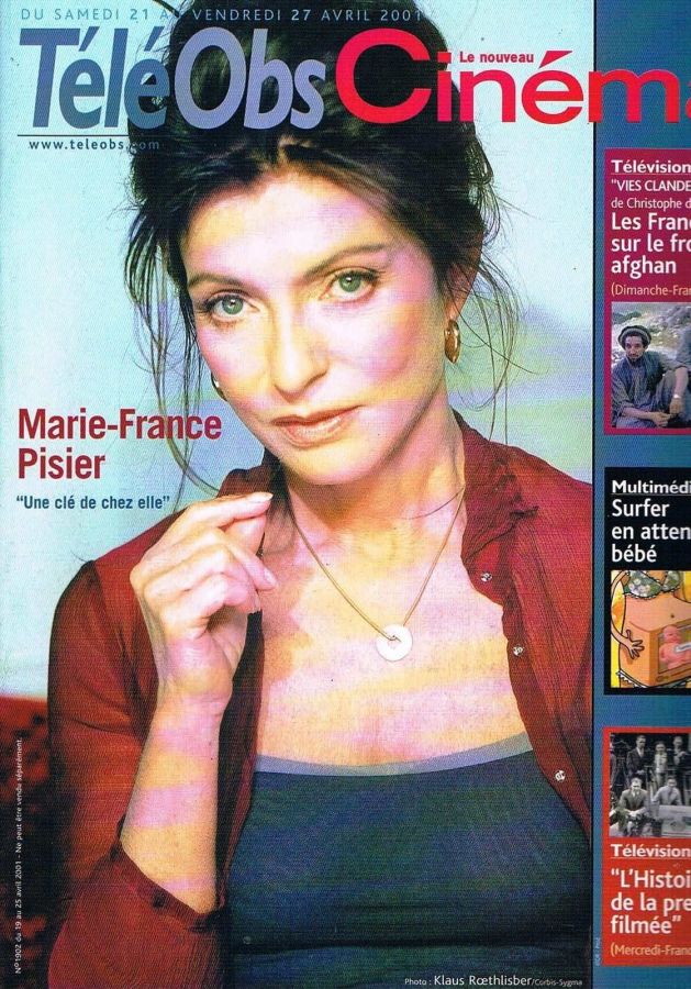 TELE CINE OBS magazine side cover Issue 1902 19 April 2001