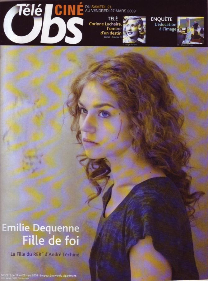 TELE CINE OBS magazine side cover Issue 2315 19 March 2009