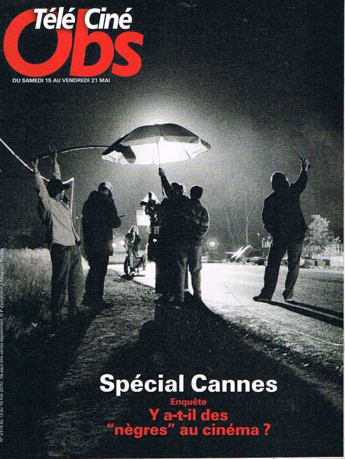 TELE CINE OBS magazine side cover Issue 2375 13 May 2010