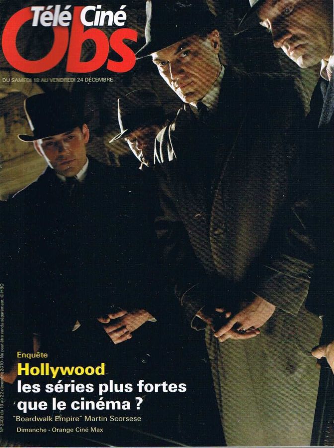 TELE CINE OBS magazine side cover Issue 2406 16 December 2010