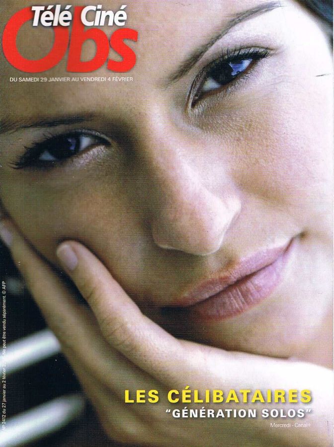 TELE CINE OBS magazine side cover Issue 2412 27 January 2011